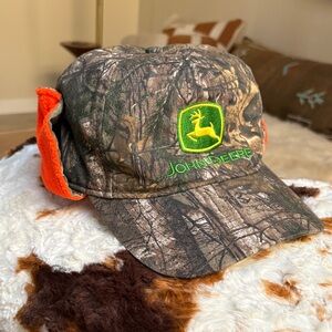 John Deere Insulated RealTree Camo Oxford Earflap Hat
